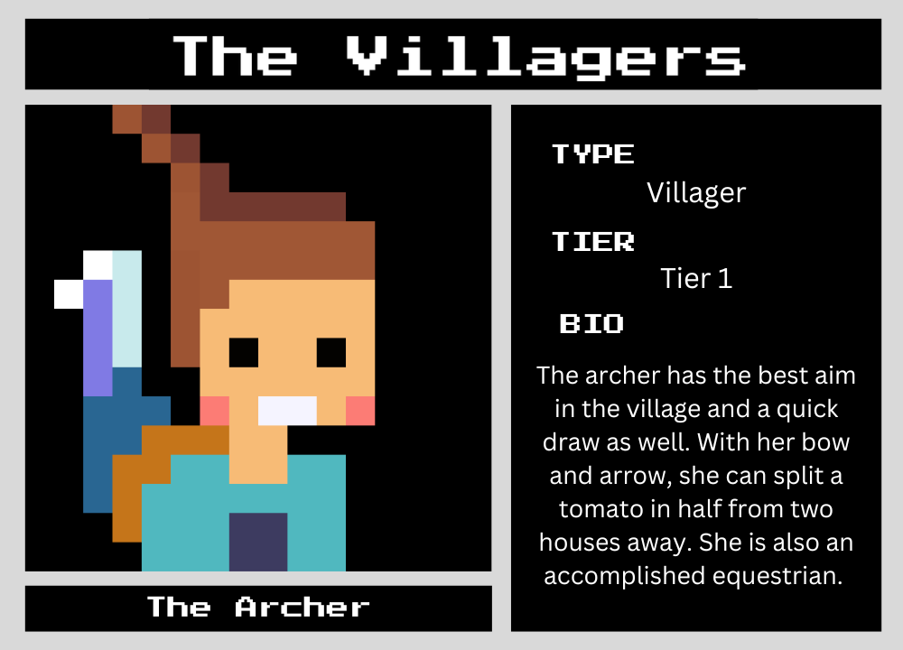 The Archer biography card